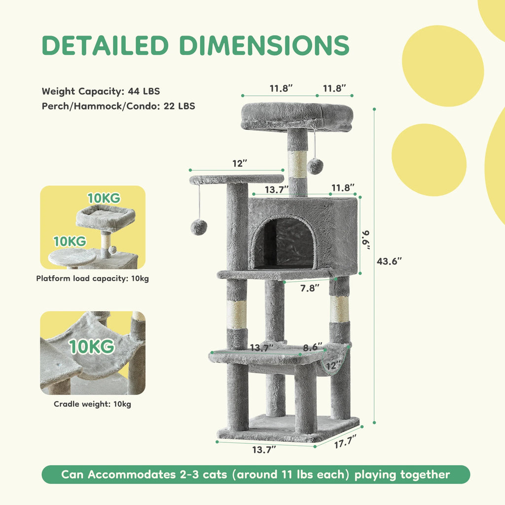 RoyalPaws™ Multi-Level Cat Tower