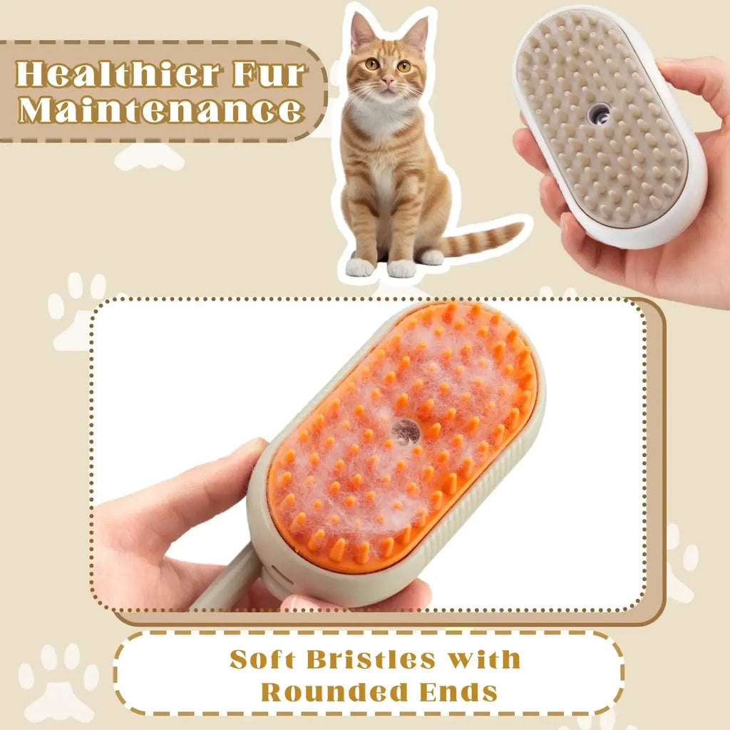 SteamPaws™ 3-in-1 Magic Brush
